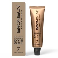 Краска для ресниц и бровей BRONSUN темно-коричневый #7 15мл